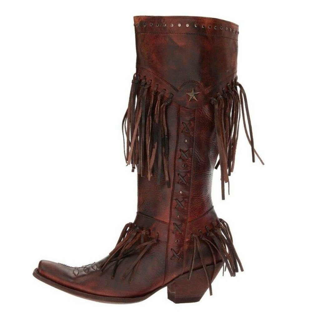 Old Gringo Pereyra Womens Western Fringe Boots - Picture 1 of 7
